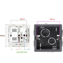 Double USB Port Power Socket