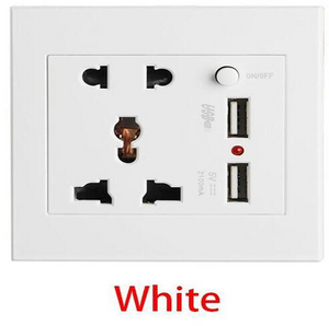 Double USB Port Power Socket